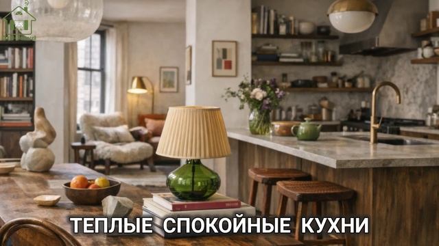 Теплые спокойные кухни фото идеи для вдохновения (14)