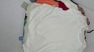 42316 Блузки трикотажные длинный рукав, 2пак, A3C, секонд (cream/extra) оптом