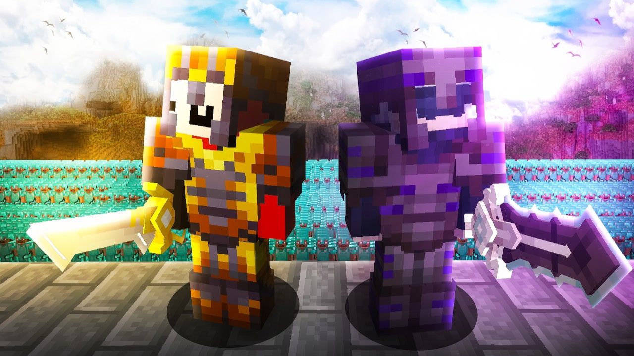 200 Игроков Пытаются Нас Убить В КОРОЛЕВСКОЙ БИТВЕ МАЙНКРАФТ