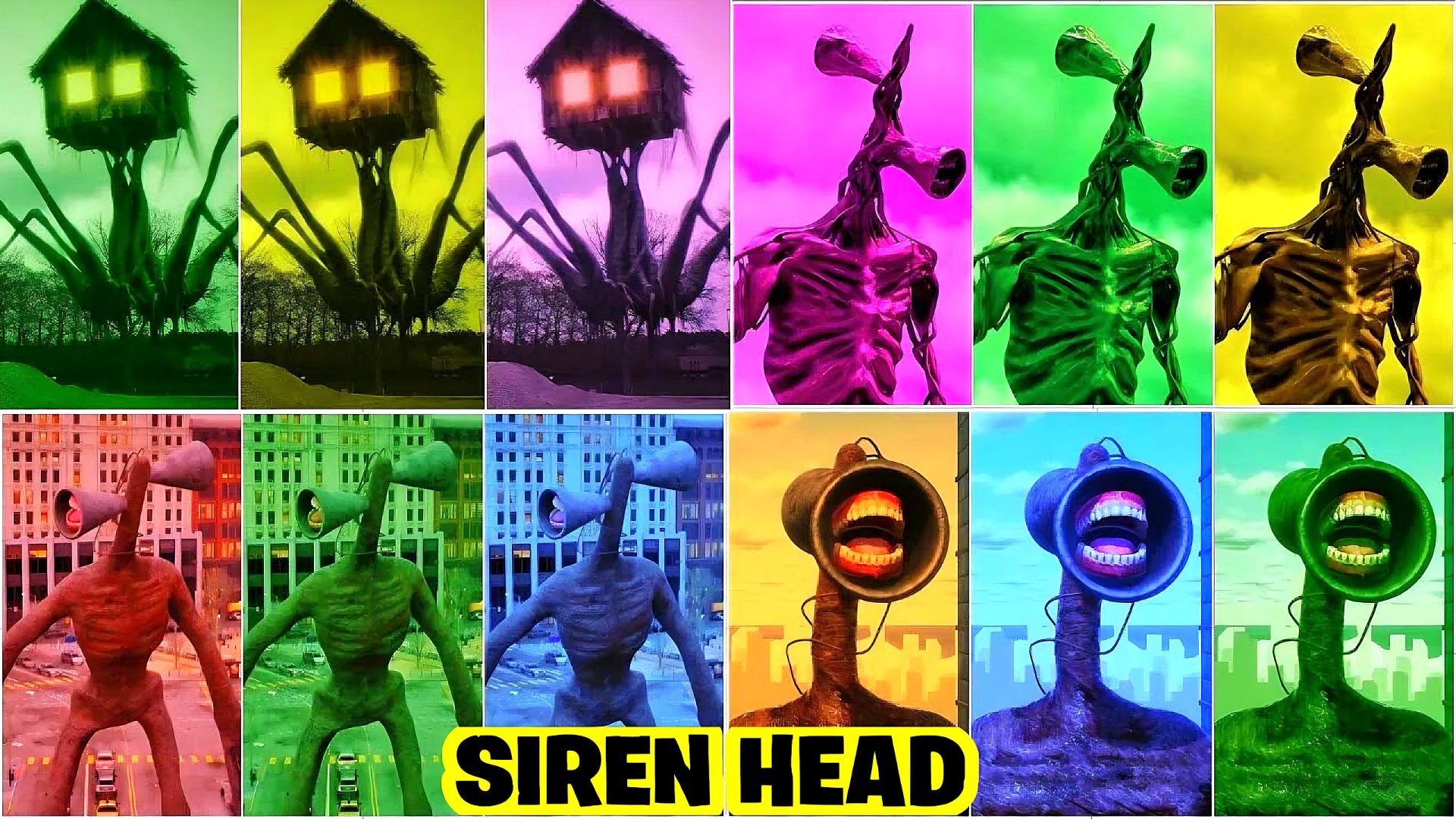 📢 СИРЕНОГОЛОВЫЙ 📢 - МЕГА Баттл Сиреноголовых. Веселый Танец. SIREN HEAD.