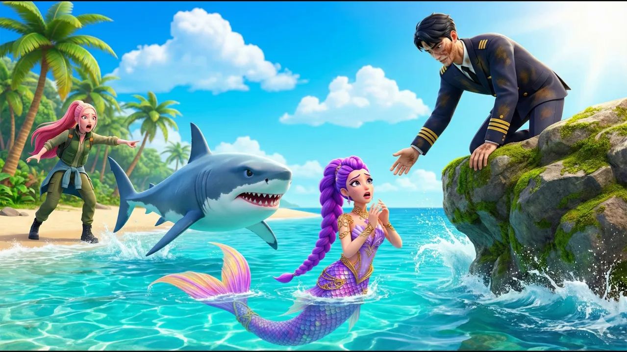 Выживание после нападения акул! ✈️ Джину помогает Руми после авиакатастрофы ｜ KPOP Demon Hunters