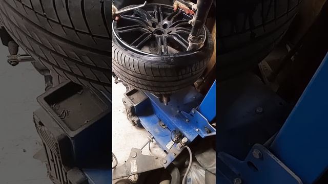 Разборка низкопрофильной шины.