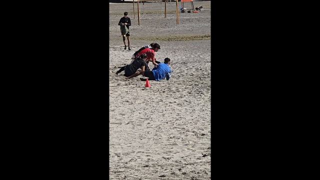 тренировка на пляже