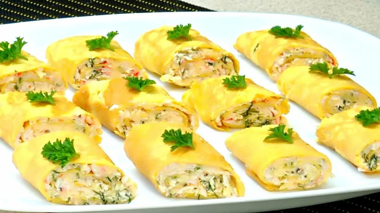 СУПЕР блинчики с сочной начинкой! Настоящее объедение из простых продуктов!