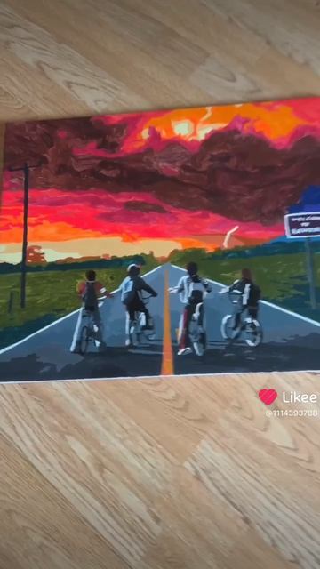 Картина по номерам Очень странные дела ОСД 🖼️