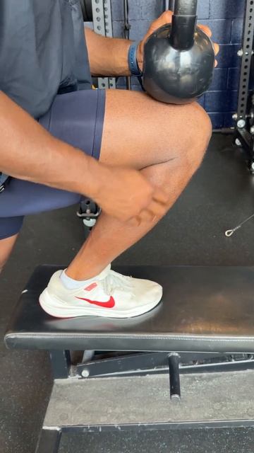 Kettlebell Weighted Ankle Mobility (Dorsiflexion) | Мобилизация с весом ГС