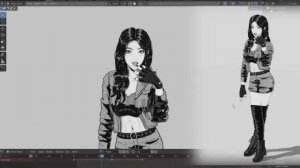 How I Made a 3D Manga Style Game Character! - crzyzhaa