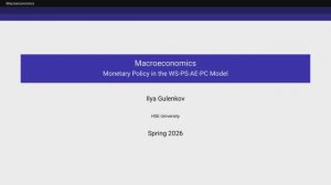 4.3. Monetary Policy in the WS-PS-AE-PC Model