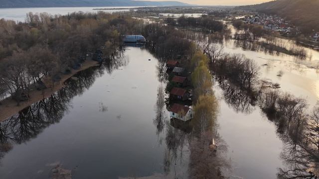 Фëдоровские луга в паводок... Всё затопило!!!