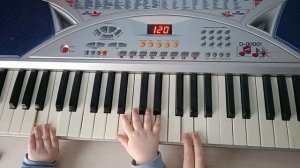 Синтезатор, кавер , фортепиано, пианино, мультики детям