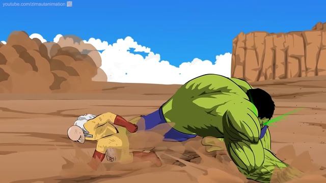 HULK Vs. SAITAMA [REMASTERED] Fan Animation - Taming The Beast