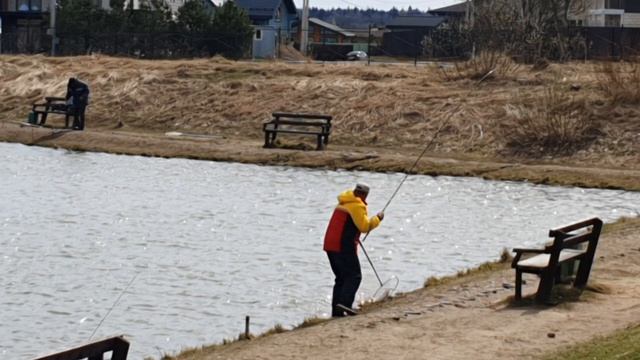 поимка форели