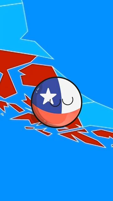 Что если Антарктида станет страной #чили #антарктида #шары #страны #countryballs