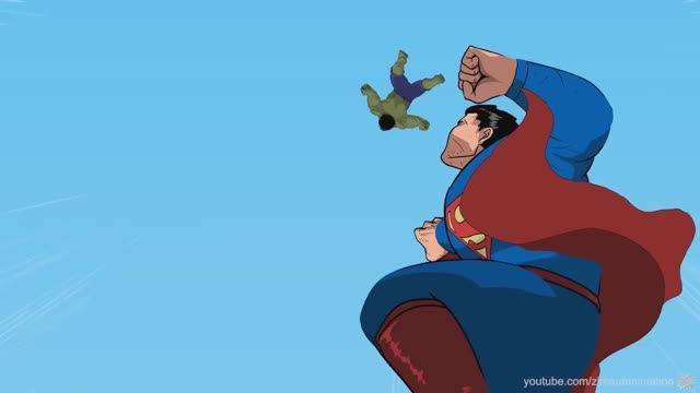 Superman Vs Hulk Animation (Part1) -Taming The Beast II