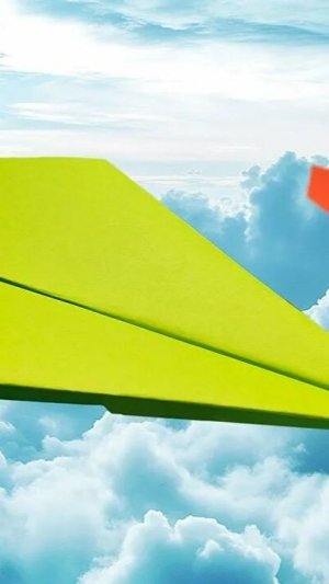 как сделать бумажный самолетик