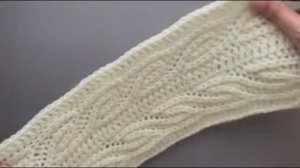 Узор для шарфа крючком