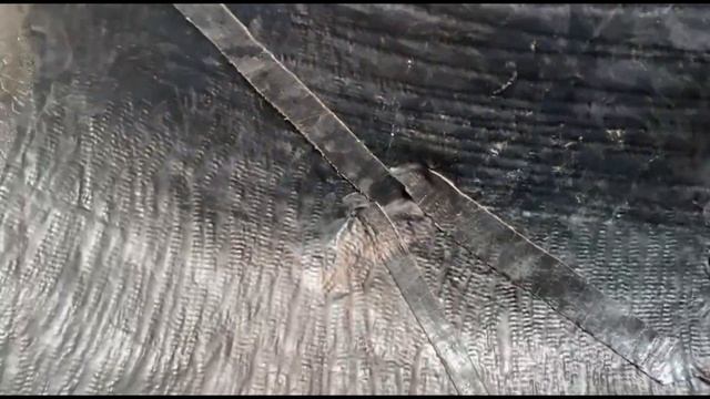 мастер ремонтирует большие шины для погрузчика Caterpillar | Удивительный процесс