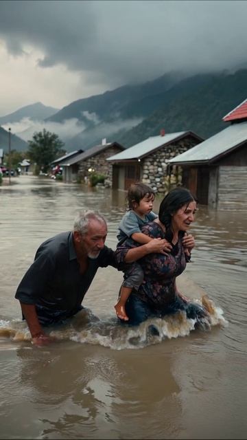 Наводнение: надежда уходит под воду #потоп #горе #потери