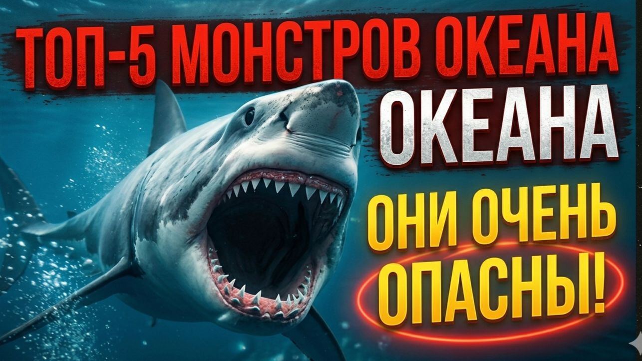 Эти АКУЛЫ не знают пощады! ТОП-5 хищников океана