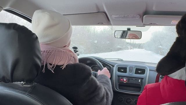 День в деревне. К маме на кладбище. Зимняя сказка. Правнук и прабабушка. За рулем.