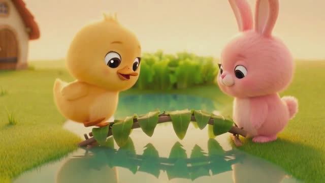 Лапки и Сказки 2 сезон 8 серия «Мостик через лужу»