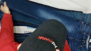 42799 Мужские джинсы, 7пак, 86822, секонд (cream) оптом