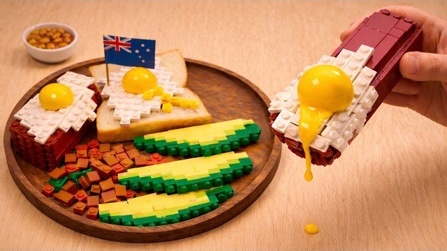 ПОЛНОЦЕННЫЙ завтрак LEGO New Zealand: ВКУСНОЕ сочетание тостов на гриле и яиц!