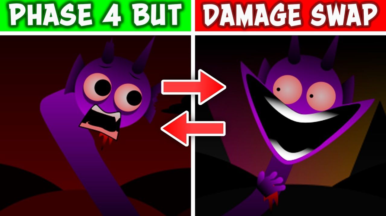 INCREDIBOX SPRUNKI: ФАЗА 4 НО DAMAGE SWAPPED 💥 DOUBLE DATE! 💘🔀