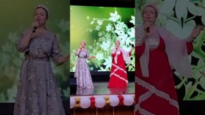 На сцене Лидия Музалёва и Ирина Музалёва-верила, верила, верю