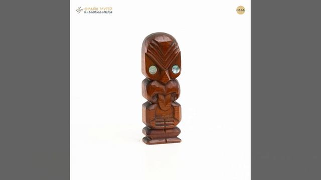 Плоская фигурка (текотеко) предка или бога (Новая Зеландия)