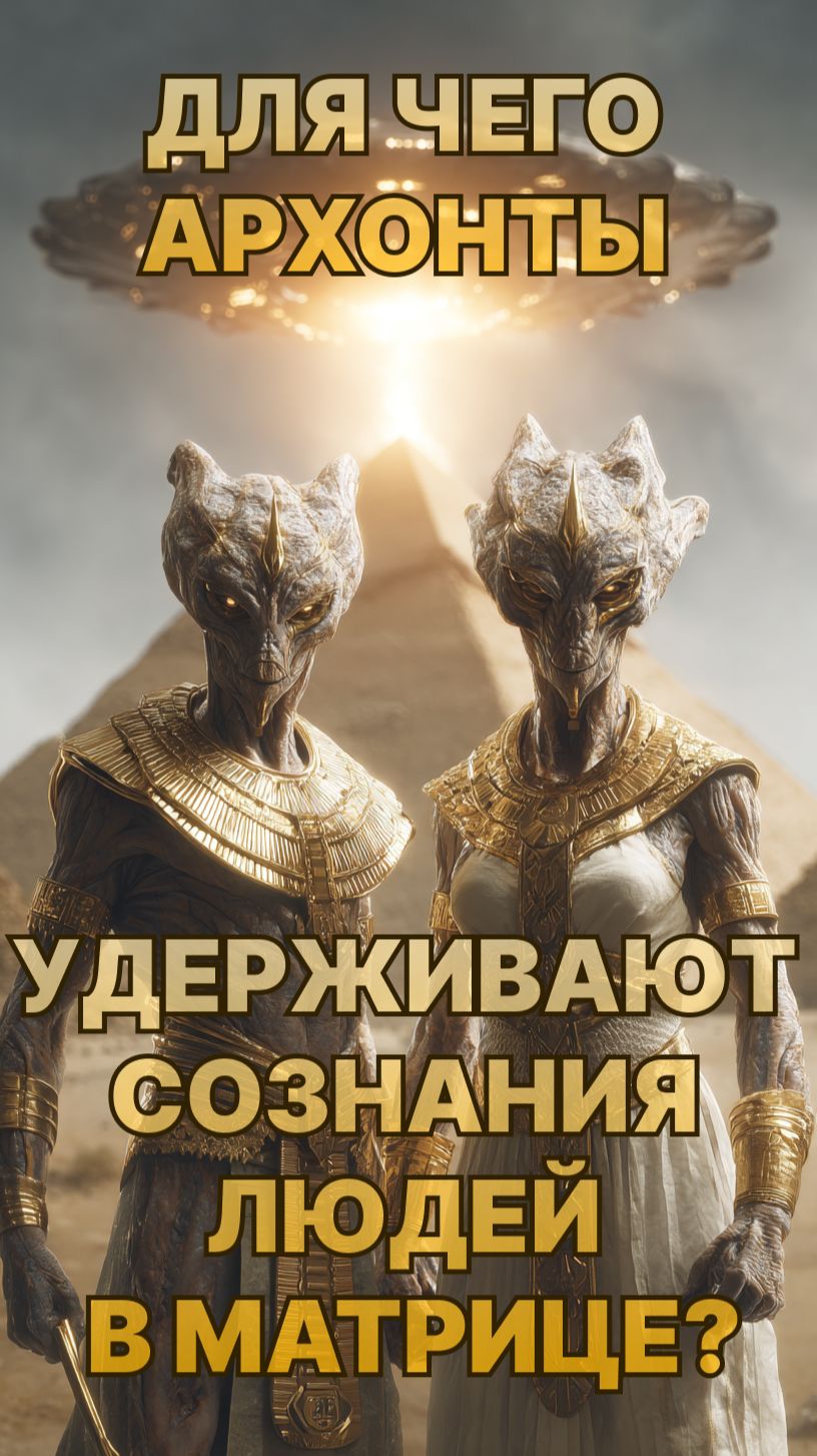 ДЛЯ ЧЕГО АРХОНТЫ УДЕРЖИВАЮТ СОЗНАНИЯ ЛЮДЕЙ В МАТРИЦЕ?