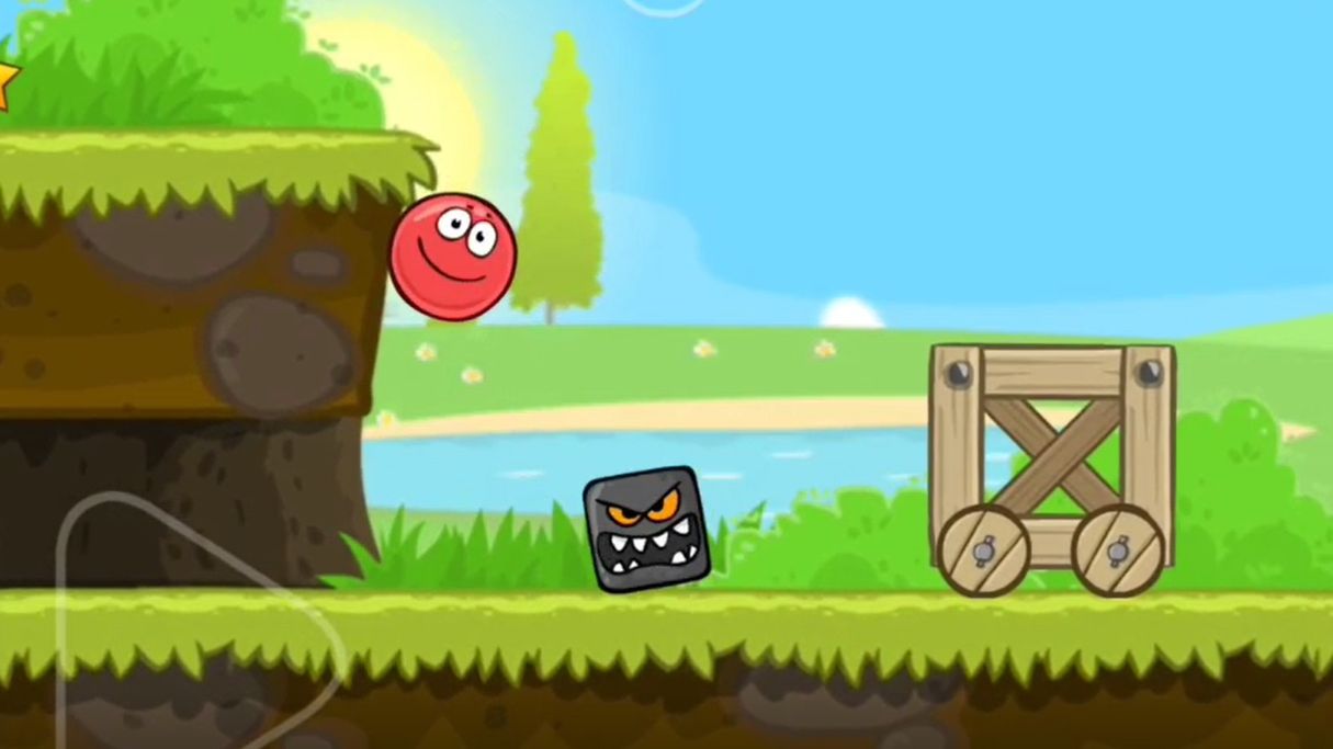 Красный шар.