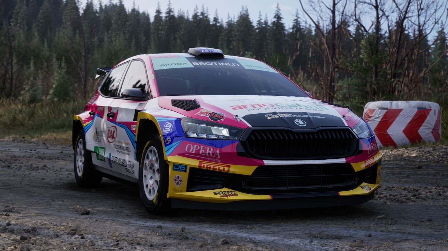 Assetto Corsa Rally. (0.3.1) - Skoda - Fabia RS Rally2 (2022). Едем без ручника.  2026.04.21