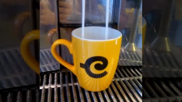 Кофе, который Вы пьёте у нас, мы обжариваем и варим сами! ☕🍩 #cappuccino #milk #coffee #sweet #cafe