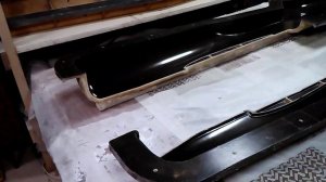 Доработанные половины матрицы фюзеляжа.