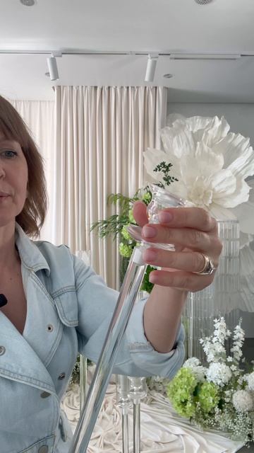 Оформление торжества. Акриловые подсвечники. Часть 3