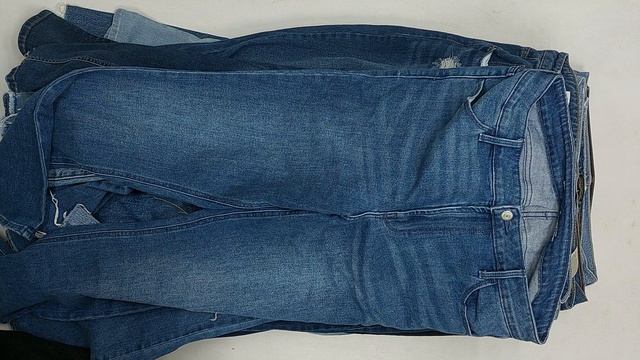 42339 Джинсы женские бренд, 3пак, 6E3, секонд (cream/extra) оптом