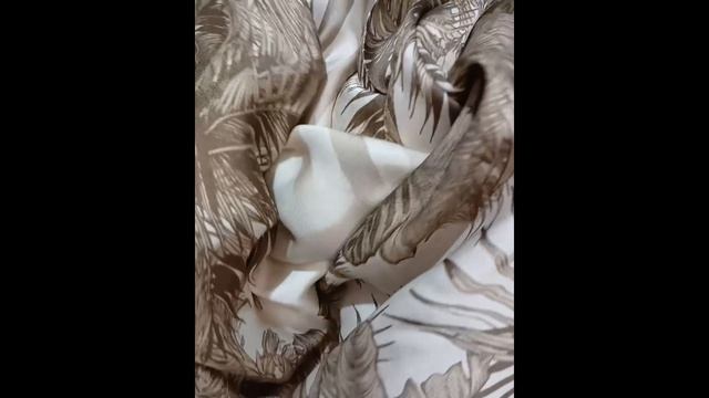 Вискозный сатин бежево-кремовый ИТАЛИЯ