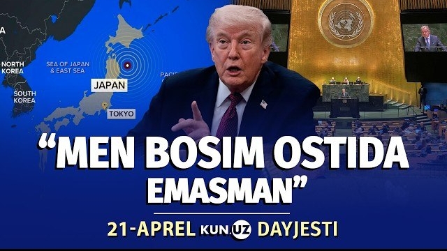 🍿 Yaponiyada 8 Balli Zilzila Xavfi Va BMT Rahbarligiga Nomzodlar – Kun Dayjesti