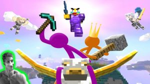 Небесное Измерение - Анимация против Майнкрафта ( 39 серия ) - Реакция на Alan Becker - Аниматора !?