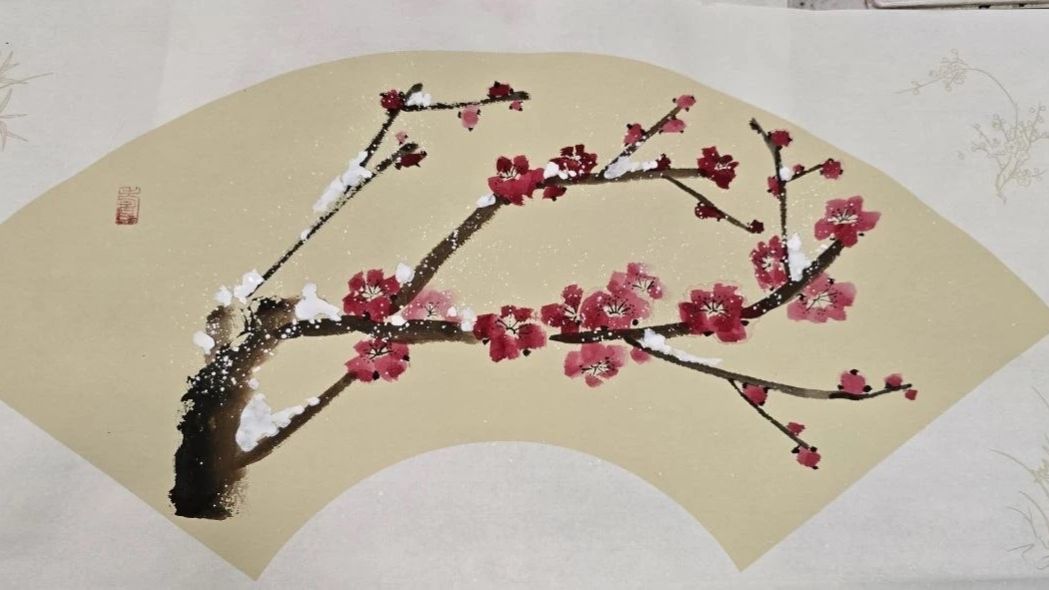 Слива мэйхуа. Рисуем в Музее Востока.