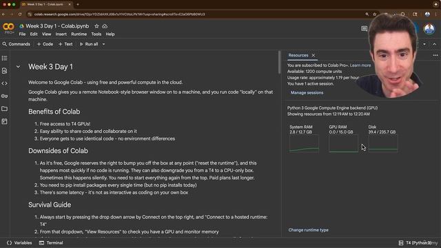 64. Day 1 - Getting Started With Google Colab - Setup, Runtime, And Free GPU Access