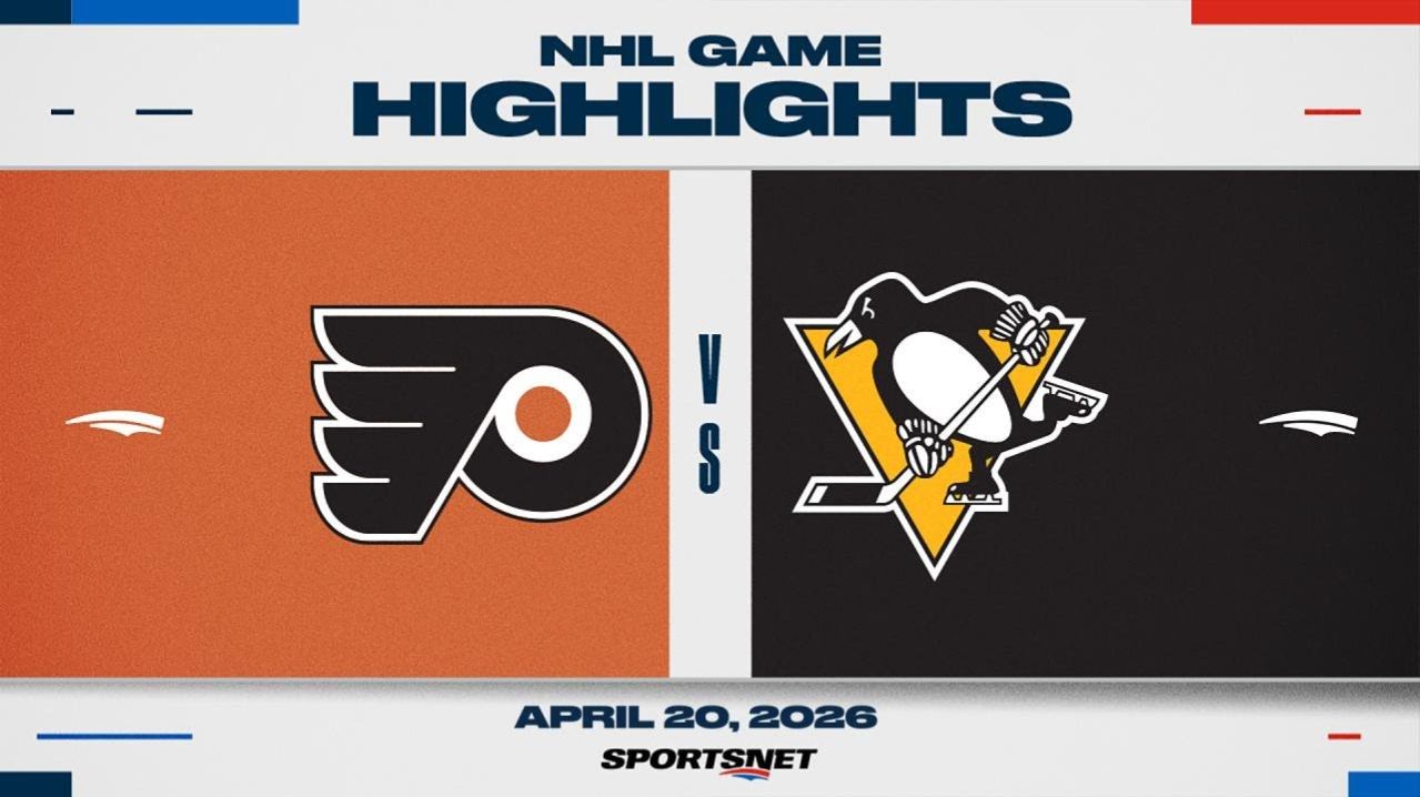 NHL Game 2 Highlights ｜ Flyers Vs. Penguins - April 20, 2026