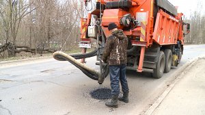 (Рыбинск-40) РЕМОНТ ДОРОГ С ПОМОЩЬЮ УНИВЕРСАЛЬНОЙ КДМ