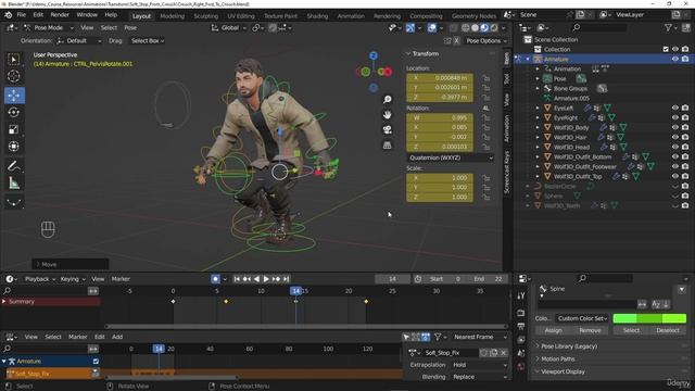 15. Creating The Soft Stop From Crouch Transitions