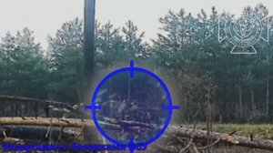 Оператор БпЛА ГВ Север дождался появления квадроцикла с противником в прицепе.