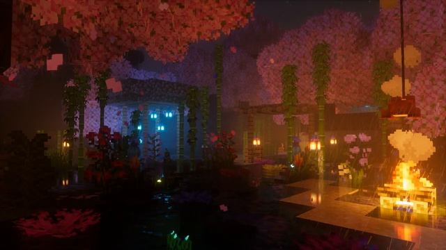 Раслабляющая музыка на фоне Minecraft Relax