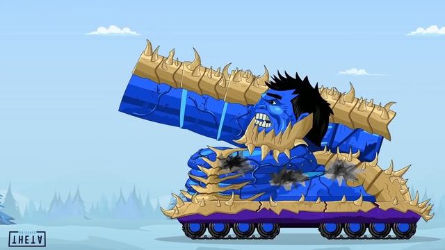 The World Of Fire Tank Vs Ice Tank Ice Hybrid Vs Fire Hybrid  Cartoons About Tanks
