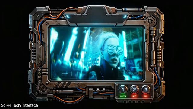 Sci-Fi Screen Overlays — Retro & Futuristic