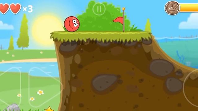 Прохожу игру красный шарик 1часть